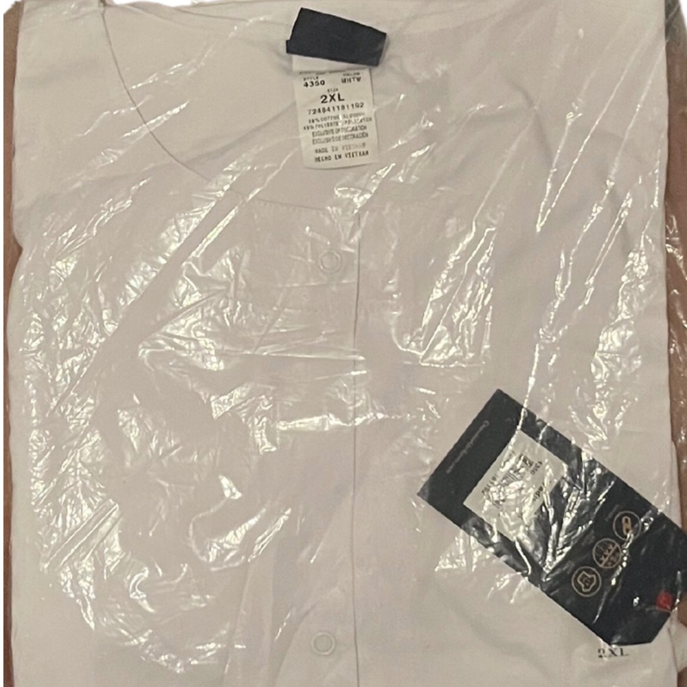 White Scrub Jacket NWT